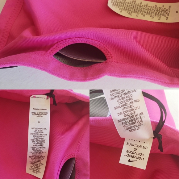 ‼SOLD‼ Nike Indy Active Yoga Sportsbra Pink Top - Picture 5 of 16